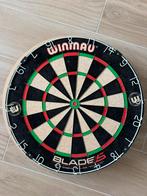 Winmau Blade 5 + dempbord + target corona vision, Ophalen, Zo goed als nieuw, Dartbord