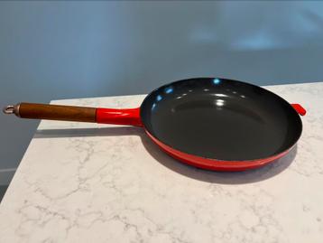 Le Creuset La Mama koekenpan 29 cm kersenrood heel goed beschikbaar voor biedingen