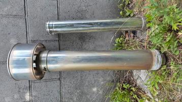 Dubbel en enkel wandige inox rookafvoer beschikbaar voor biedingen