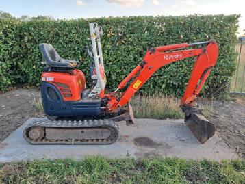 Minigraver Kubota U10-3 ( Marge ) Graafmachine / Minikraan  beschikbaar voor biedingen