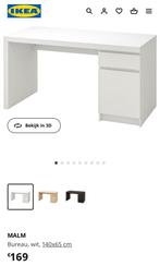 Ikea Malm bureau, Ophalen of Verzenden, Zo goed als nieuw, Bureau