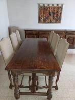 tafel, Huis en Inrichting, Tafels | Eettafels, 50 tot 100 cm, Massief eiken tafel, 150 tot 200 cm, Gebruikt