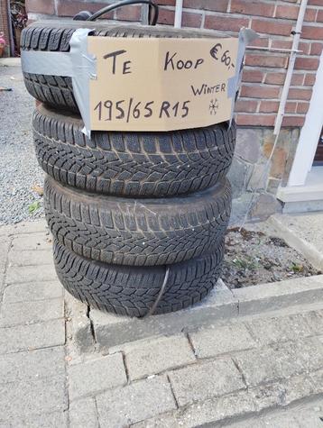 4x winterbanden op stalen velgen beschikbaar voor biedingen
