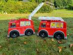 Megabloks. 2 grote brandweerwagens, Kinderen en Baby's, Speelgoed |Speelgoedvoertuigen, Gebruikt, Ophalen