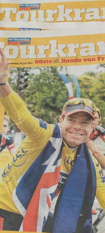 dagbladen tour de france beschikbaar voor biedingen