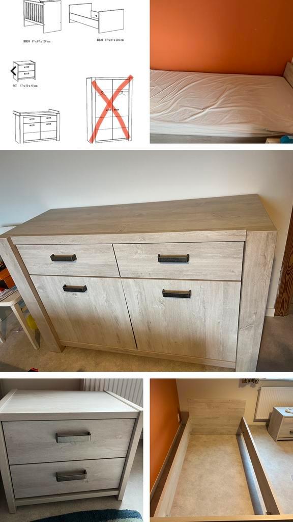 Meegroeikamer, baby en jeugdkamer, Kinderen en Baby's, Kinderkamer | Complete kinderkamers, Zo goed als nieuw, Ophalen