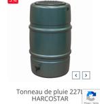 Tonneau de marque Harcostar capacité 227l avec pied, Ophalen, Kunststof, Met kraantje, 150 liter of meer