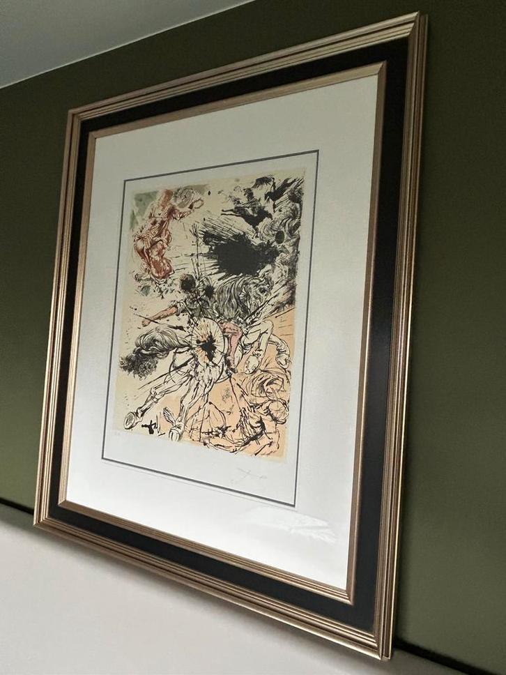 Salvador Dali - Don Quichotte - uniek exemplaar, Antiek en Kunst, Kunst | Litho's en Zeefdrukken, Ophalen