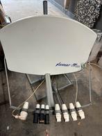 Schotelantenne met toebehoren, Ophalen, Zo goed als nieuw, (Schotel)antenne