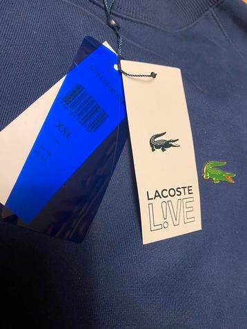 Lacoste live maat 7 (xxl) sweater beschikbaar voor biedingen