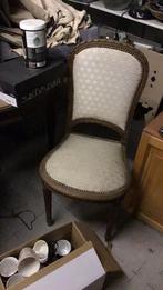 Antieke Louis XV ovale tafel en 6 stoelen, Antiek en Kunst, Ophalen