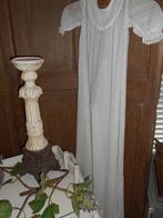brocante kandelaar volledig in steen 44,50cm hoog, Ophalen of Verzenden