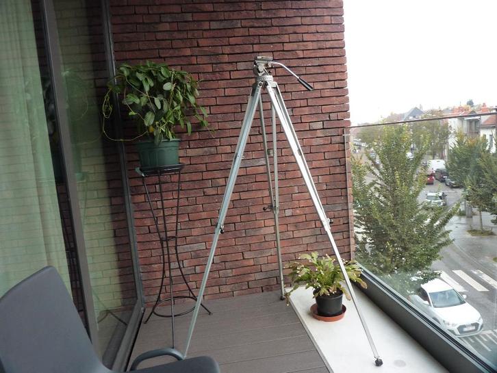 Bolex Paillard proffesioneel  statief, Audio, Tv en Foto, Fotografie | Statieven en Balhoofden, Gebruikt, Driepoot, 150 tot 175 cm