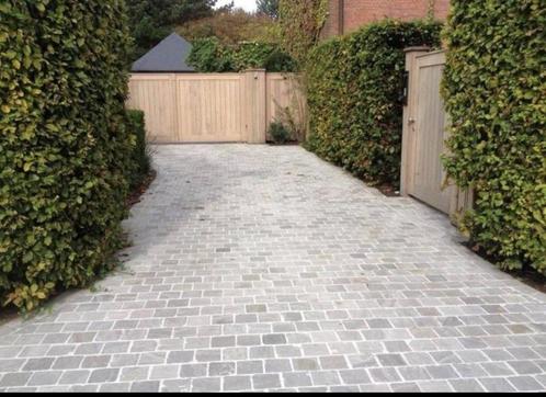 Kasseien Kandla Grey 20x14x3-5cm verkoop per krat 12.88M2, Bricolage & Construction, Dalles & Carrelages, Neuf, Carrelage de sol