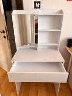 witte make up tafel met lade, Huis en Inrichting, Ophalen, Zo goed als nieuw, 50 tot 100 cm, 100 tot 150 cm