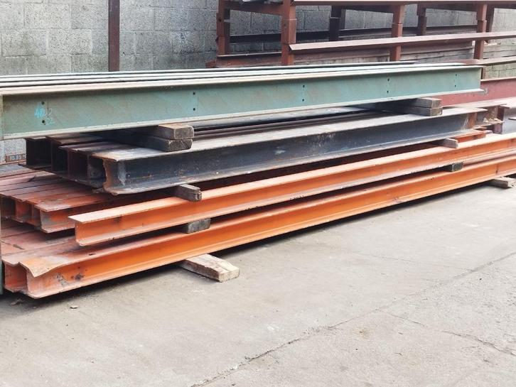 Poutrel / stalen ligger / balken H - I - U en L profiel, Doe-het-zelf en Bouw, Metalen, Gebruikt, IJzer, Ophalen