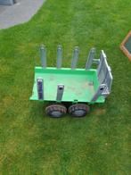 Timber Trailer met kunststof boomstammen, Ophalen, Gebruikt