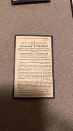 Huysmans - Stappers 1842 Eynthout 1922 Borgerhout, Verzenden, Bidprentje