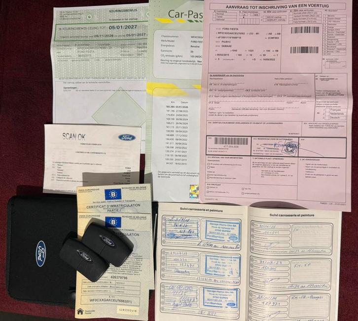 Ford fiesta benzine bj 2015, Autos, Ford, Entreprise, Enlèvement