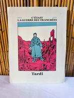 Ex-libris / affiche door Jacques Tardi „guerre 1914 - 1918", Ophalen of Verzenden