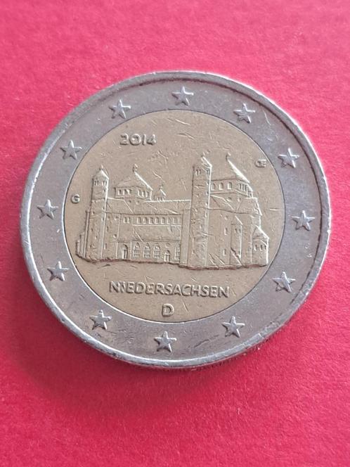 2014 Allemagne 2 euros Basse-Saxe G Karlsruhe, Timbres & Monnaies, Monnaies | Europe | Monnaies euro, Monnaie en vrac, 2 euros