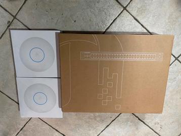 Ubiquiti Unifi 6 Pro (2x) + Unifi Network 48 Pro (Nieuw!) beschikbaar voor biedingen