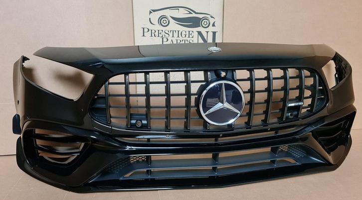 W177 A KLASSE 45 2021 A45 A45S AMG AERO VOORBUMPER ORIGINEEL, Auto-onderdelen, Carrosserie, Bumper, Voor, Gebruikt, Herkomst onderdeel bekend