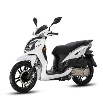 SYM scooter 125 AZ12W Symphony Wit met helmkoffer