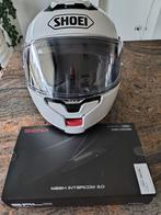 Shoei helm met ingebouwde SRL3 neotec 3 intercom, Ophalen, M, Systeemhelm, Dames