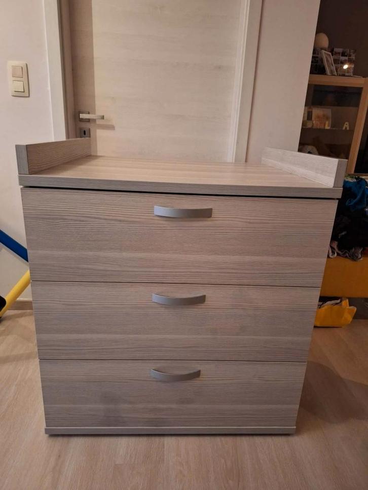 Verzorgingstafel, Kinderen en Baby's, Kinderkamer | Commodes en Kasten, Zo goed als nieuw, Commode, Minder dan 90 cm, 75 tot 100 cm
