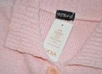 Pull boutonné rose maille lycra t.M, neuf avec étiquette, Enlèvement, Neuf, Rose