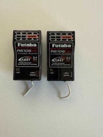Twee Futaba R6106HF ontvangers (Fasst) beschikbaar voor biedingen