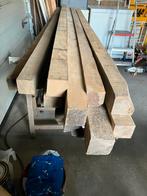 Partij oude eiken balken. Kurkdroog., Enlèvement, Utilisé, Chêne