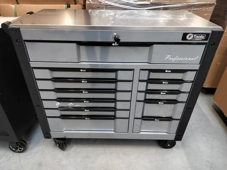 F-tools gereedschapswagen 12 lades 10 gevuld TOP-model !!, Doe-het-zelf en Bouw, Gereedschapskisten, Nieuw, Gevuld, Ophalen