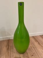 Groene vaas Leonardo +/- 65 cm hoog, Maison & Meubles, Accessoires pour la Maison | Vases, Comme neuf, Vert, Enlèvement, 50 à 75 cm
