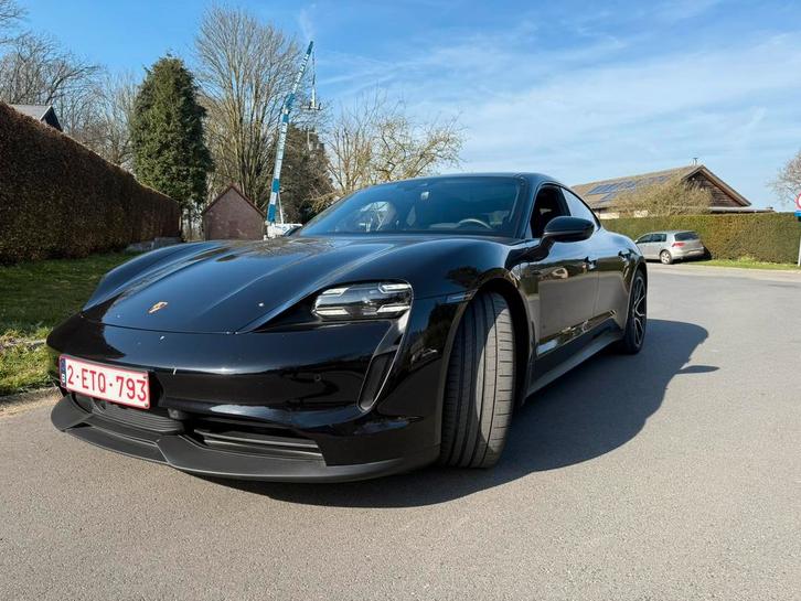 BTW voor Porsche Taycan 4S-voertuigen, Auto's, Porsche, Bedrijf, Taycan, Panoramadak, Elektrisch, Zwart, Zwart, Leder, Ophalen