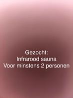 Gezocht: infrarood sauna !!!, Enlèvement, Comme neuf, Infrarouge