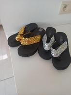 2 paires de tongs avec sequins neuves taille 36. Marque Zu Z, Vêtements | Femmes, Chaussures, Neuf, Zu Zhi Ye, Enlèvement ou Envoi