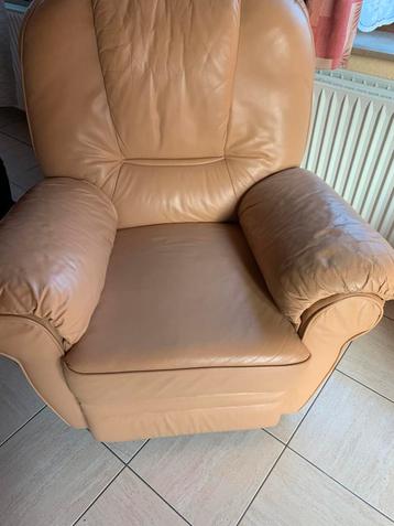 Fauteuil Relaxe en cuir beschikbaar voor biedingen