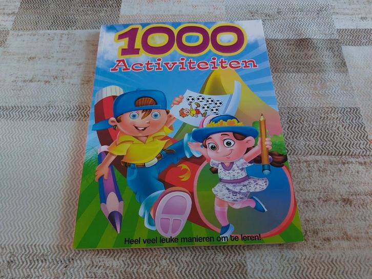 Activiteitenboek met 1000 spelletjes en leeropdrachtjes, Kinderen en Baby's, Speelgoed | Educatief en Creatief, Nieuw, Knutselen