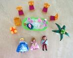 Playmobil: koning, koningin, prinses,  meubels, accessoires, Ophalen of Verzenden, Gebruikt, Complete set