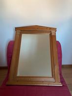 Spiegel met houten omlijsting 70 x 95, Ophalen, Zo goed als nieuw, Minder dan 100 cm, Rechthoekig