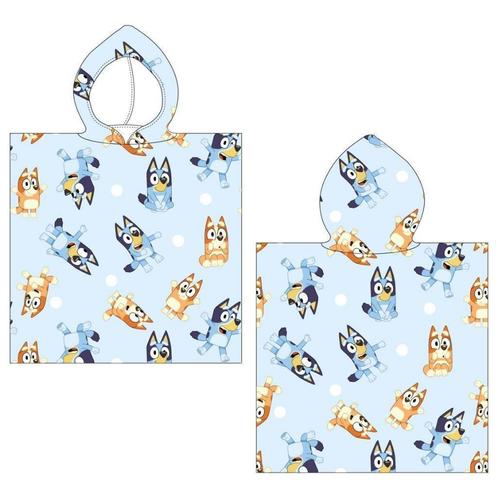 Bluey en Bingo Badponcho - Sneldrogend, Kinderen en Baby's, Kinderkleding | Kinder-zwemkleding, Nieuw, Badponcho, One size, Jongen of Meisje