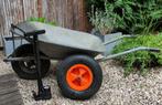 Kruiwagen 100 Liter/cap.150 kg & Reservewiel, Ophalen, Gebruikt, Handmatig, Eenwielig