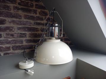 Hanglamp metaal wit/crème (9010) beschikbaar voor biedingen
