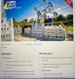 Entrance tickets to Mini Europe, Tickets en Kaartjes, Musea