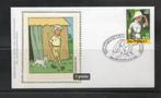 Année 2001 : FDC 3048 soie - Hergé : Tintin Kuifje - Obli. M, Enlèvement ou Envoi