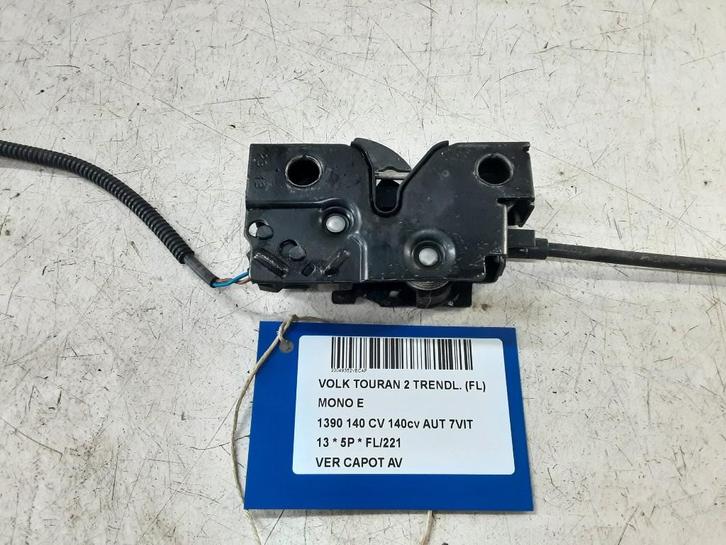 MOTORKAP SLOT Volkswagen Touran (1T3) (01-2010/05-2015), Auto-onderdelen, Carrosserie, Volkswagen, Gebruikt