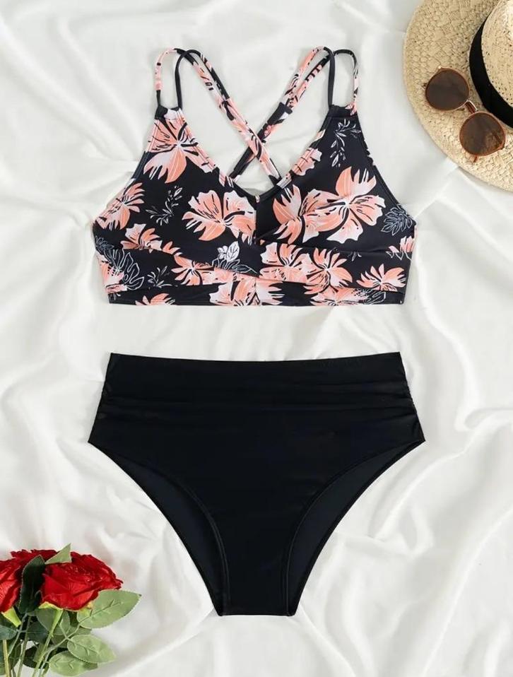 Push up bikini met hoge taille, Kleding | Dames, Badmode en Zwemkleding, Nieuw, Bikini, Ophalen of Verzenden