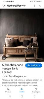 Antieke bank 1900, Antiek en Kunst, Antiek | Gereedschap en Instrumenten, Ophalen of Verzenden